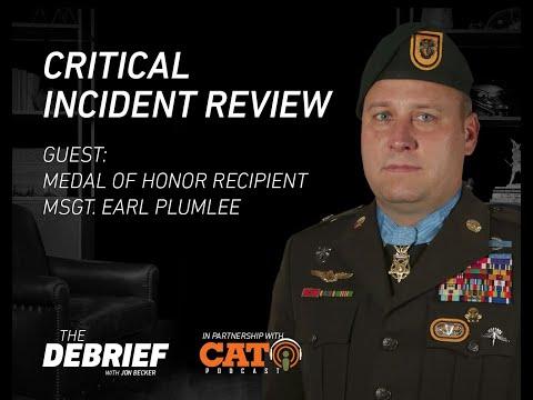 Critical Incident Review - Medal of Honor Recipient - MSgt. Earl Plumlee